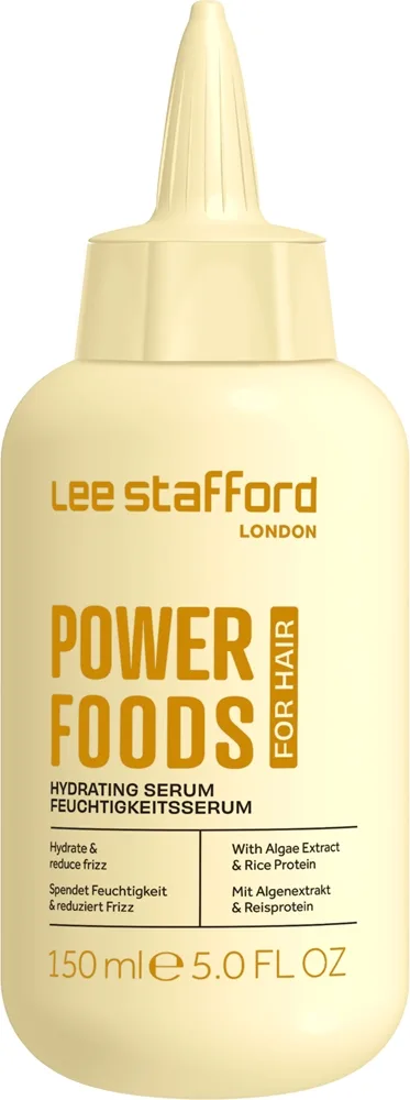 Lee Stafford Powerfoods Hydrating Serum hiustenhoito hiusten kiiltoa ja pehmeyttä lisäävä 150 ml