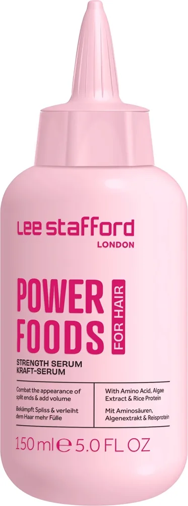 Lee Stafford Powerfoods Strength Serum elvyttävä ja vahvistava hoito hiuksiin 150 ml