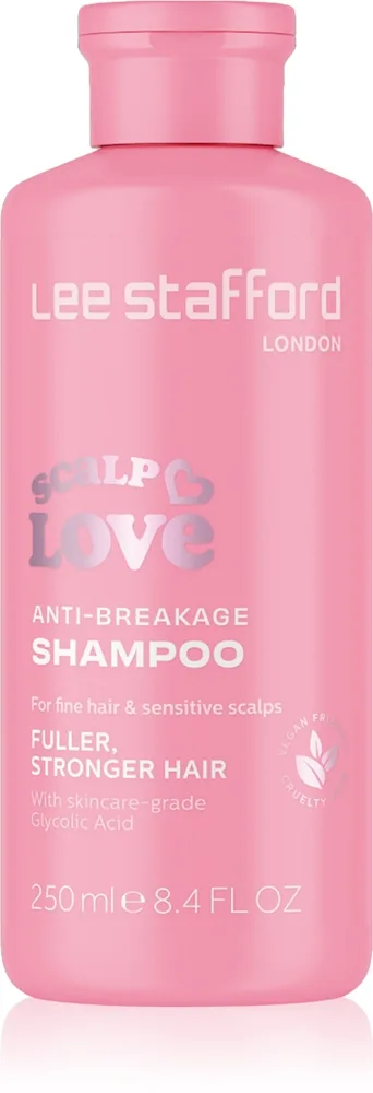 Lee Stafford Scalp Love Anti-Breakage Shampoo vahvistava shampoo heikoille ja oheneville hiuksille 250 ml