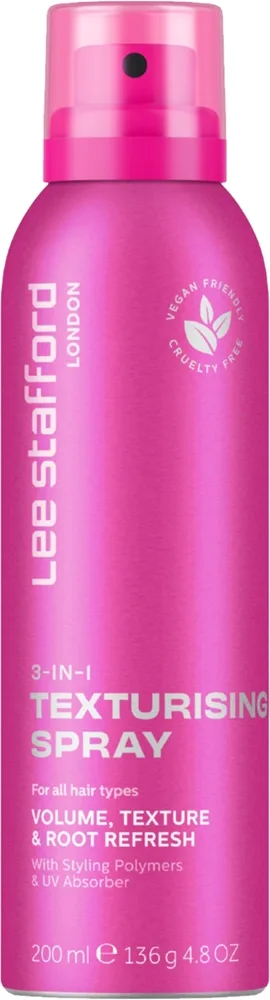 Lee Stafford Texturising Spray 3-in-1 muotoilusuihke hiuksiin 200 ml