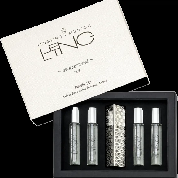 Lengling Munich No 9 Wunderwind Travel = Extrait de Parfum 4 x 8 ml