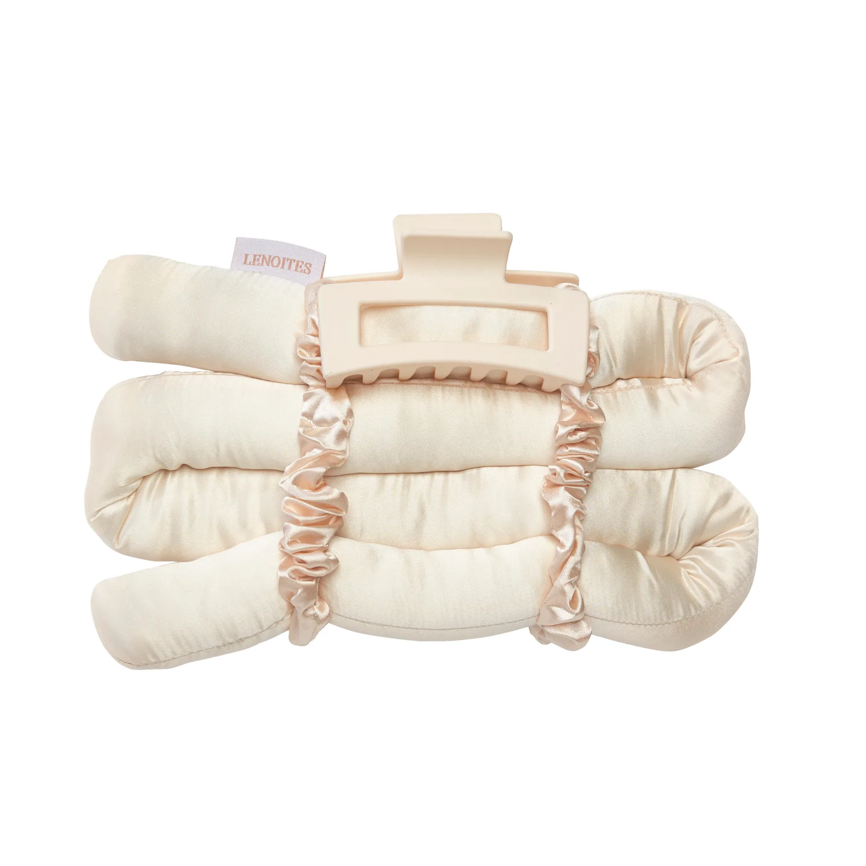 Lenoites Heatless Curls in Mulberry Silk Medium Golden Sand