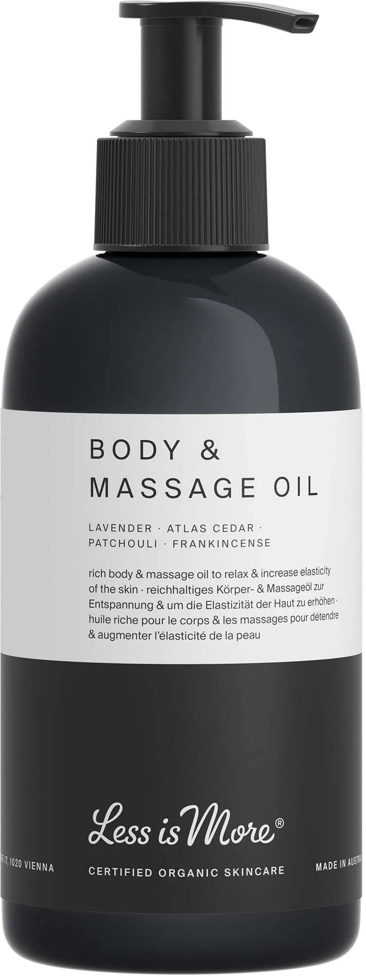 Less Is More Organic Body & Massage Oil Lavender 250 ml