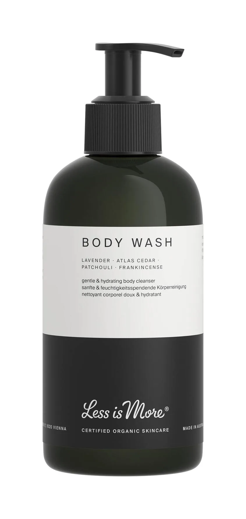 Organic Body Wash Lavender 250 ml