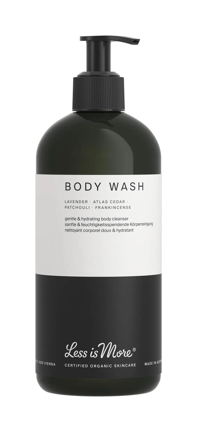 Organic Body Wash Lavender 500 ml