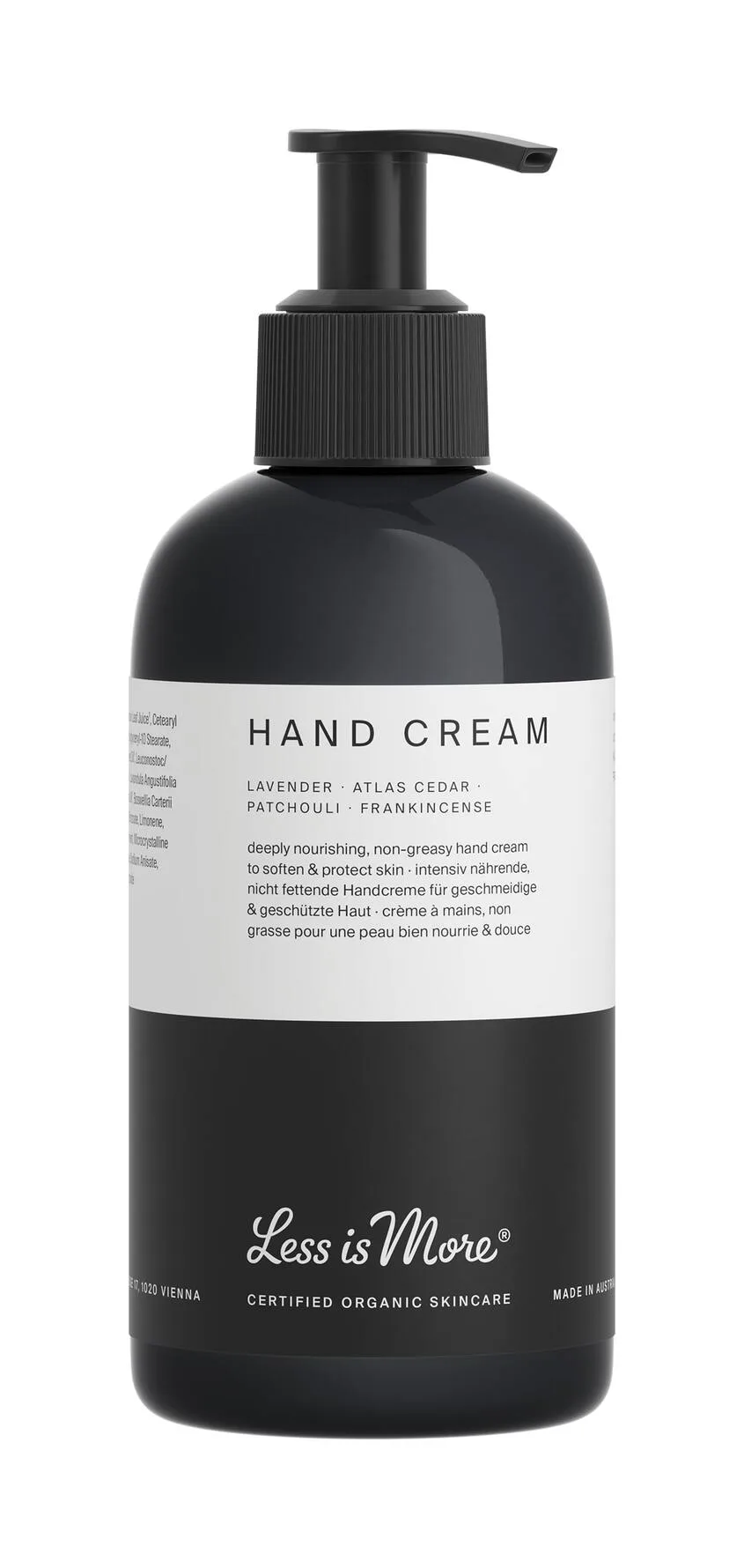Less Is More Organic Hand Cream Lavender 250 ml