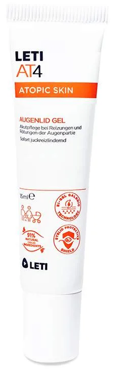 LETI AT4 Augenlid Gel 15 ml - Bei trockener Augenpartie