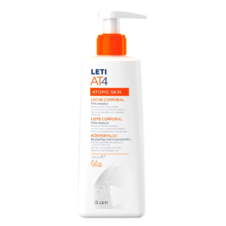 LETI AT4 Körpermilch 250 ml - Für atopische Haut