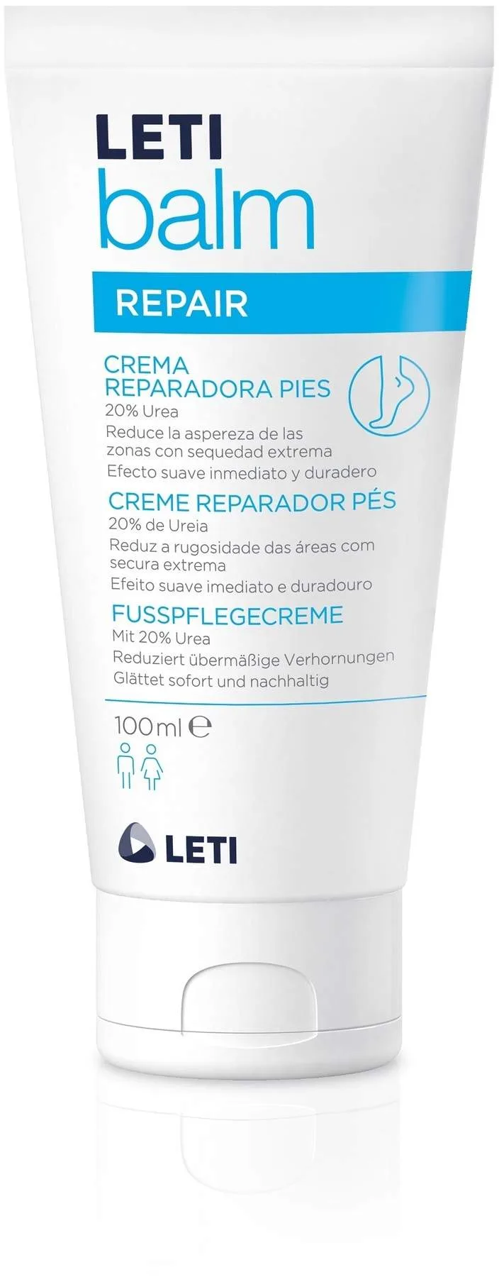 LETI Balm Fußpflegecreme 100 ml - Bei trockenen Füßen