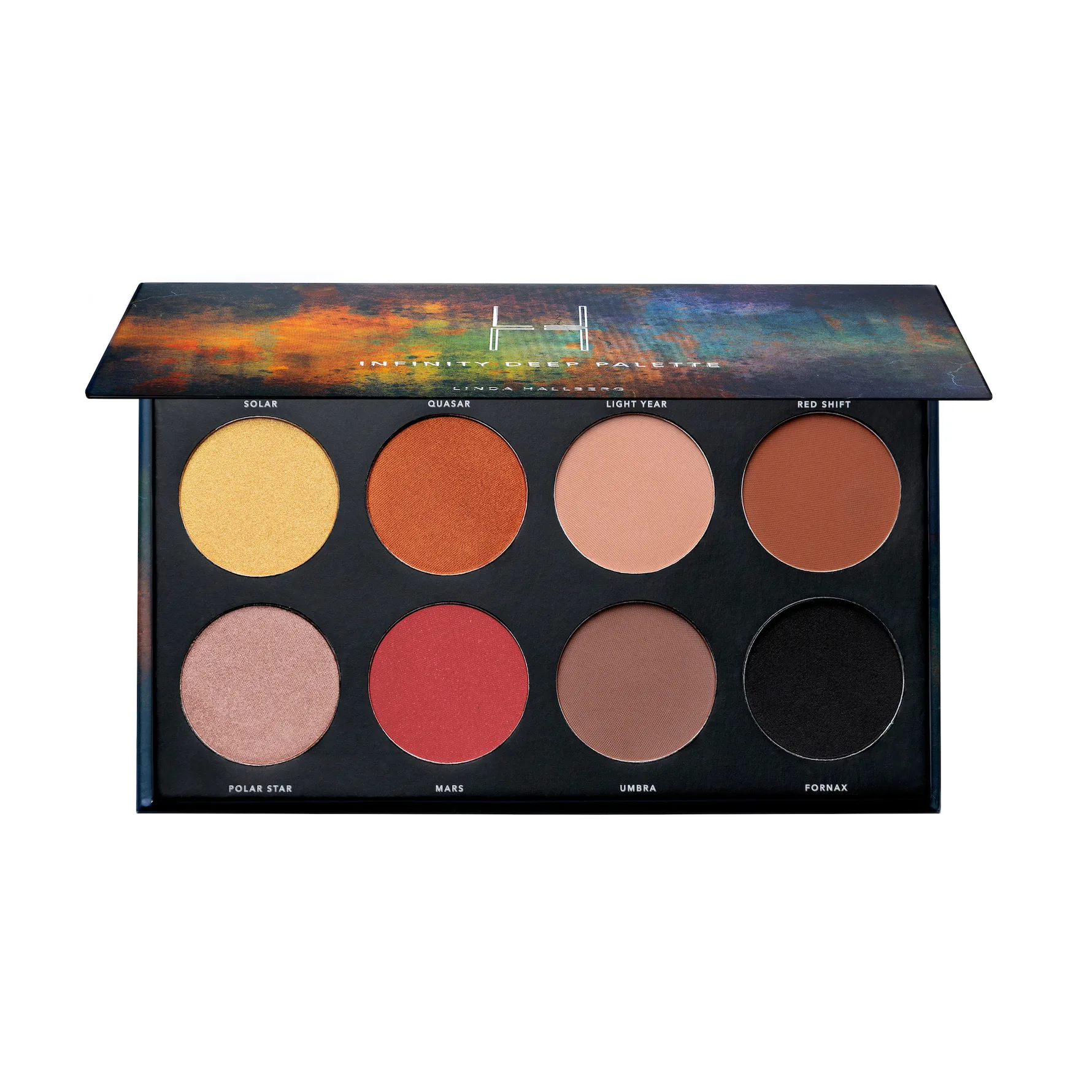 LH cosmetics Infinity Deep Palette Solar, Quasar, Light Year, Red Shift, Polar Star, Mars, Umbra, Fornax - 19,2 g