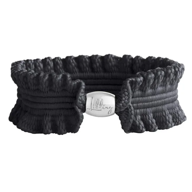Libling - Original Hårelastik Black Sølv