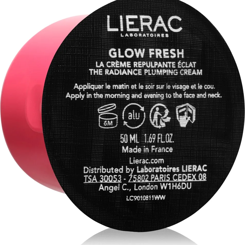 LIERAC Glow Fresh Plumping radiance cream REFILL Kasvovoide
