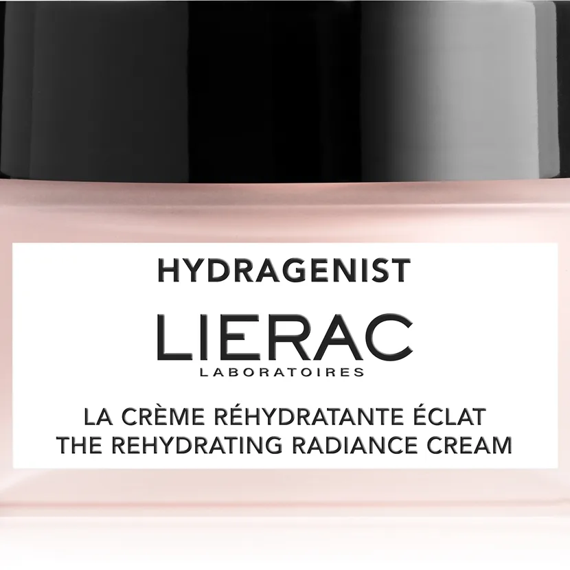 Lierac Hydragenist The Rehydrating Radiance Cream Uppljusande och fuktgivande kräm för normal till torr hud påfyllbar 50 ml