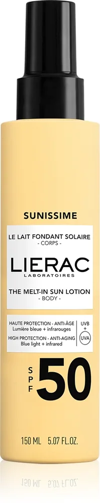 LIERAC Sunissime kroppssolskyddsmjölk SPF50 Solskyddslotion