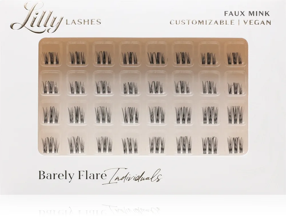 Lilly Lashes Individual Flares Falske øjenvipper Skygge Full Blown Flare Up 32 stk.