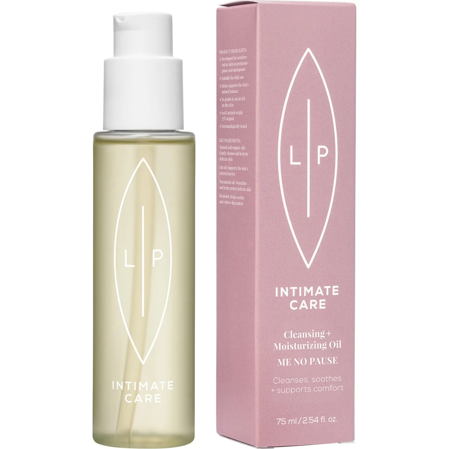 Lip Intimate Care Cleansing + Moisturizing Oil ME NO PAUSE 75 ml