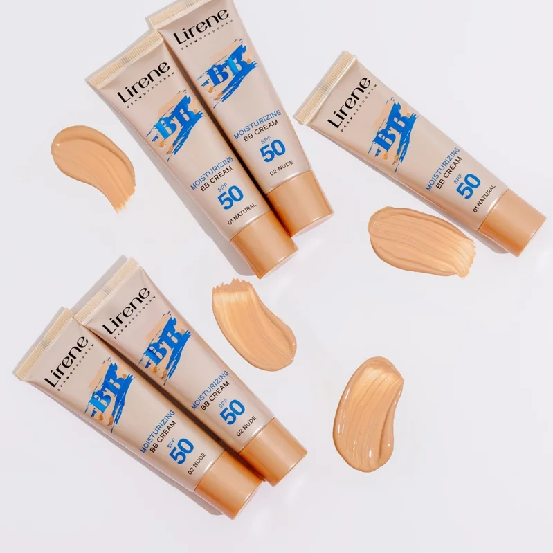 Lirene BB Återfuktande BB kräm SPF 50 Skugga 02 Nude 30 ml