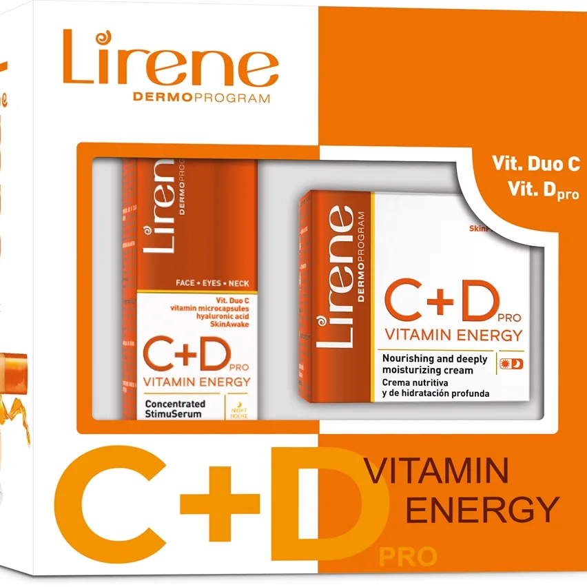 Lirene C+D PRO Vitamin Energy Presentförpackning för alla hudtyper för Kvinnor