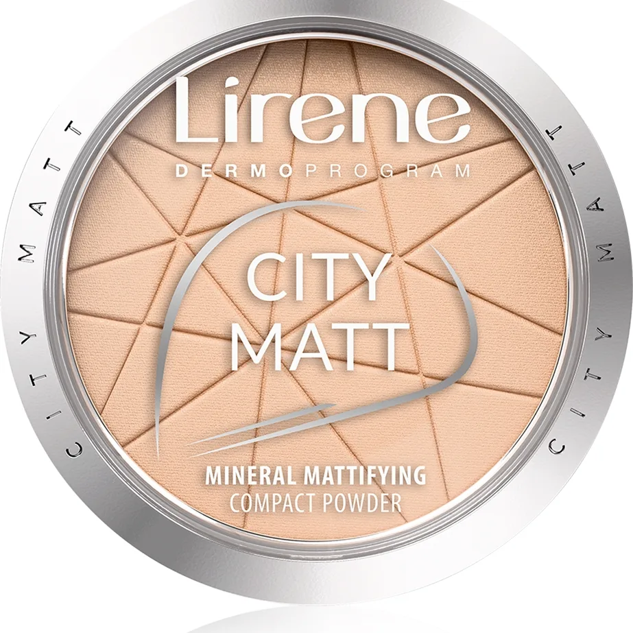 Lirene City Matt Matterende pudder Skygge 02 Natural 9 g