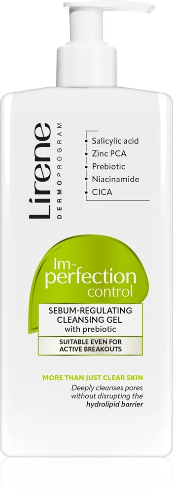 Lirene Imperfection Control Cleansing Gel Mild rengörande gel För fet och problematisk hud 300 ml