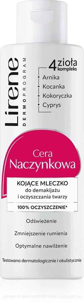 Lirene Redness Närande rengörande lotion för ansikte och ögon 200 ml