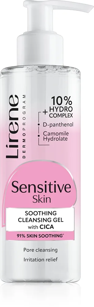 Lirene Sensitive skin Miscellar gel til sensitiv hud 145 ml