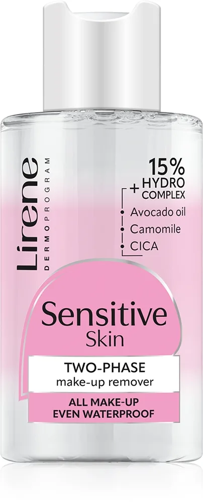 Lirene Sensitive skin Två-fasigt micellärt vatten för känslig hud 125 ml