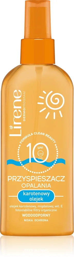 Lirene Sun care Skyddande accelererande sololja SPF 10 150 ml
