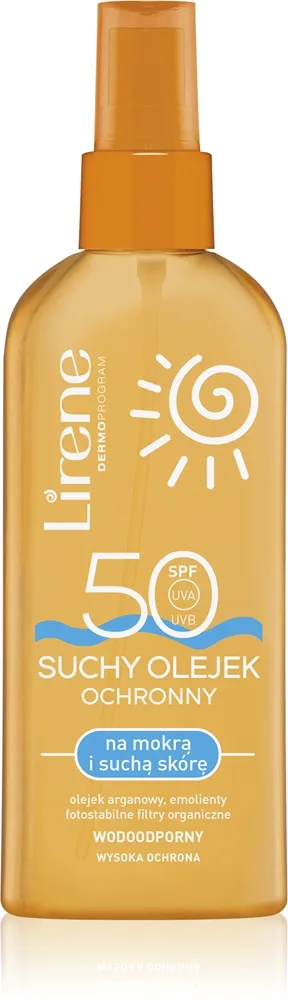 Lirene Sun care kuiva aurinkosuojaöljy vedenkestävä SPF 50 150 ml