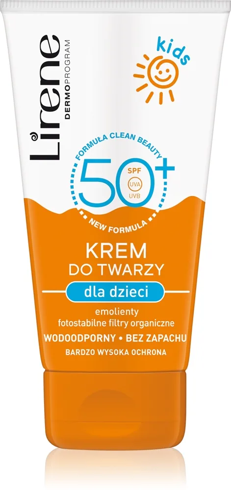 Lirene Sun Kids suojaava kasvovoide vedenkestävä lapsille 50 ml