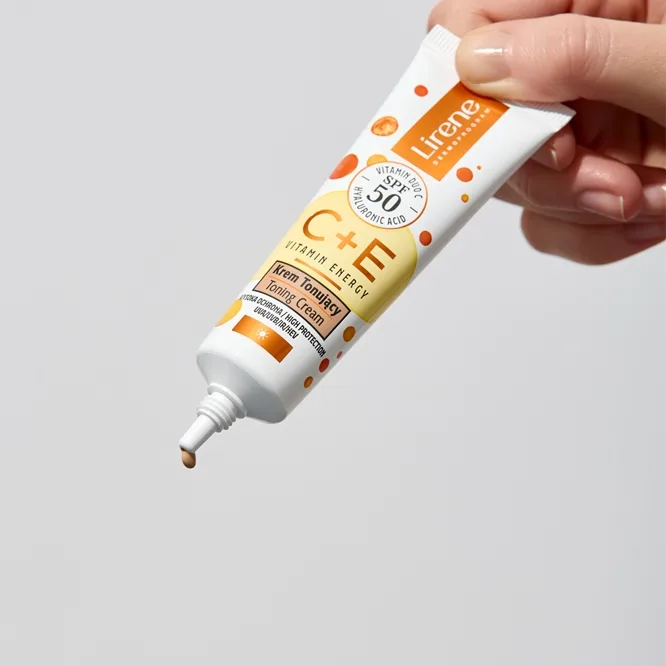 Lirene Vitamin Energy C+E Ansiktskräm för jämn hudton SPF 50 30 ml