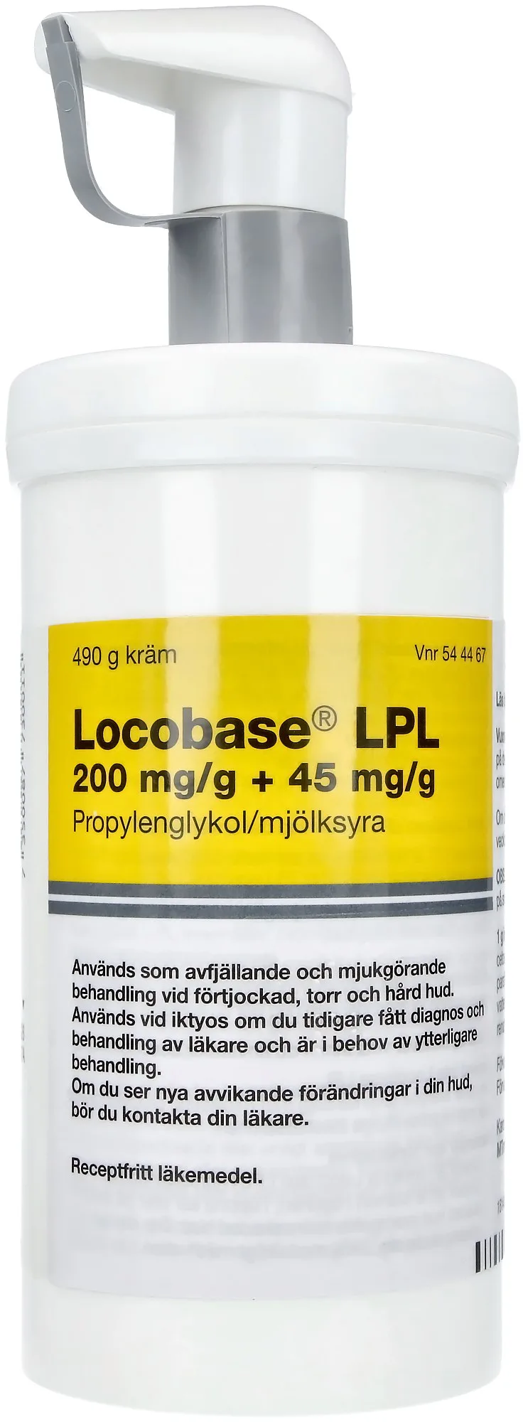 Locobase LPL Kräm 200mg/g+45mg/g 490 g