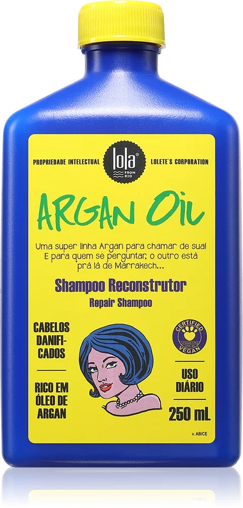 Lola Cosmetics Argan Oil elvyttävä shampoo 250 ml