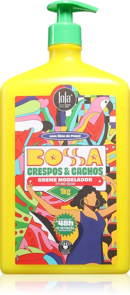 Lola Cosmetics Bossa Stylingcreme Lockenpflege für lockiges Haar 1000 g