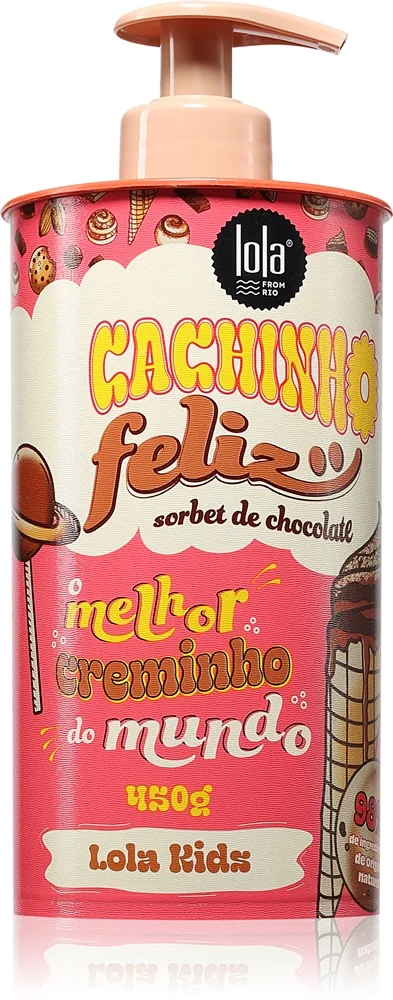 Lola Cosmetics Cachinho Feliz hiuksiin jätettävä hoitoaine lapsille 450 g