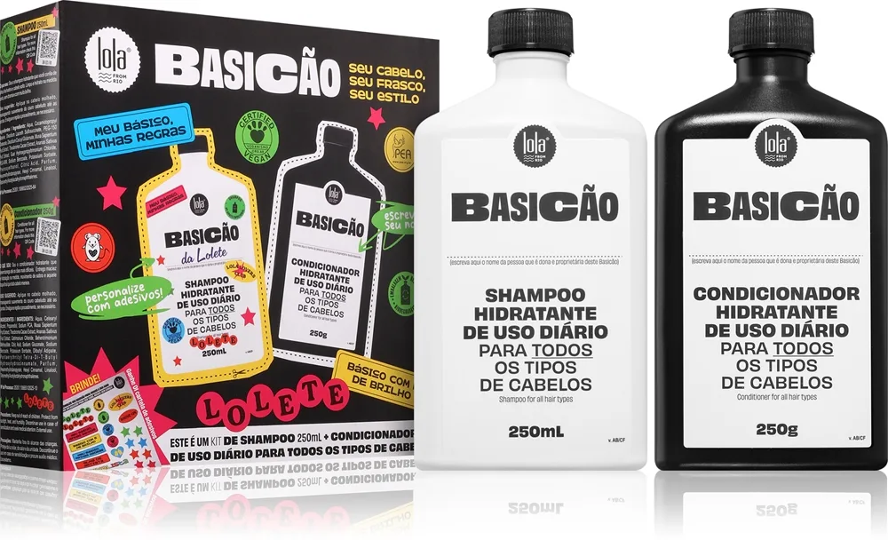 Lola Cosmetics Kit Basicao setti kaikille hiustyypeille naisille