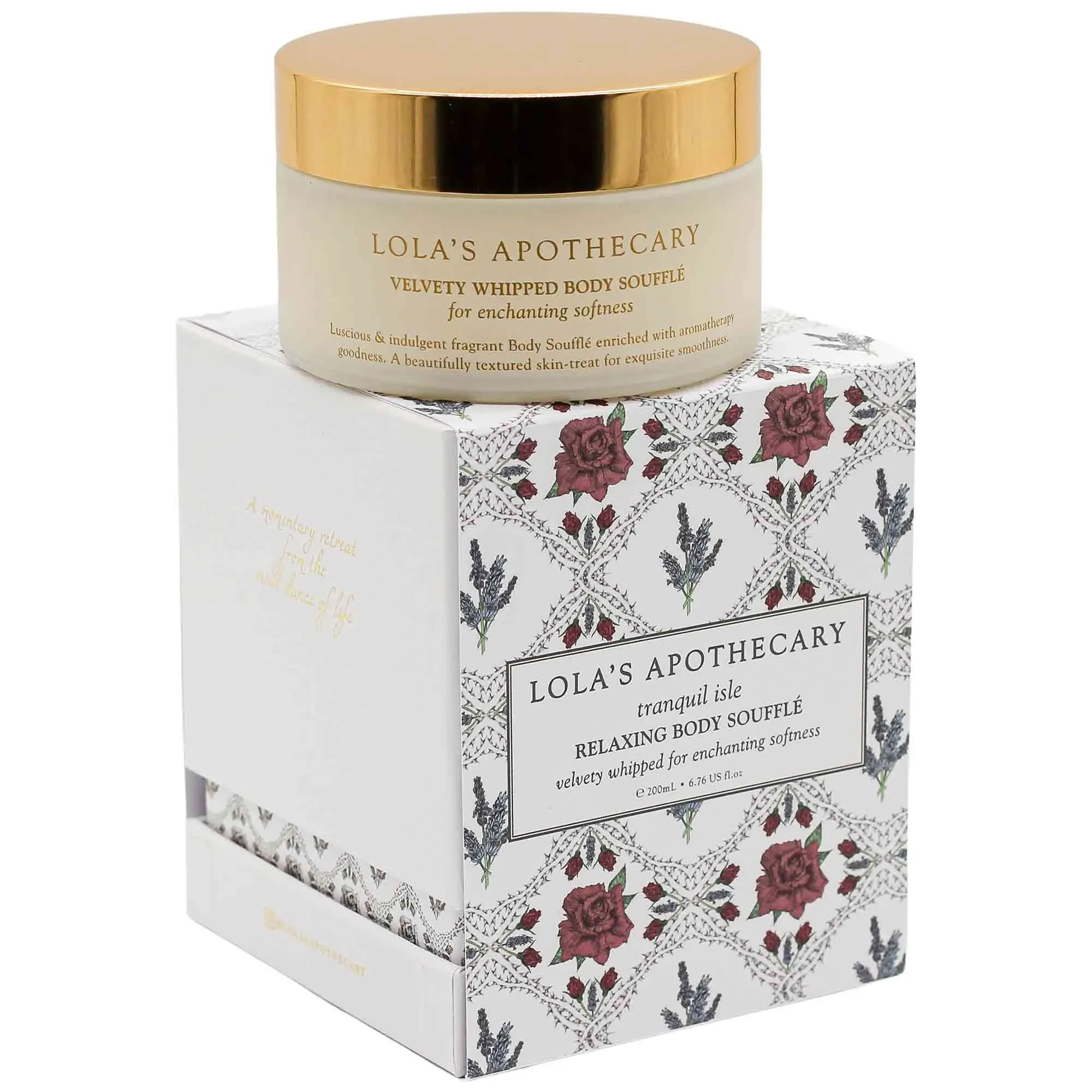 Lola's Apothecary - Tranquil Isle Relaxing Body Soufflé, 200ml