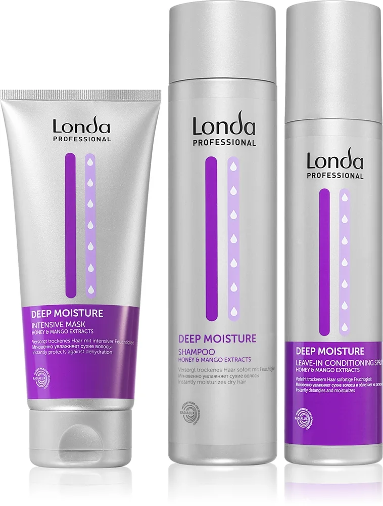 Londa Professional Deep Moisture Set setti kuiville hiuksille 3 kpl