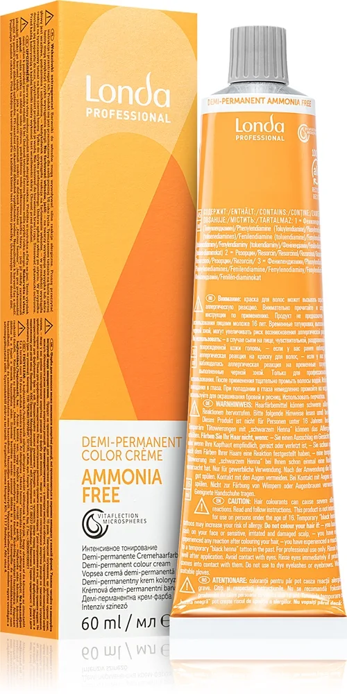 Londa Professional Demi-Permanent Color Demi-Permanent Color Creme hiusten puolikestoväri sävy 0/68 60 ml
