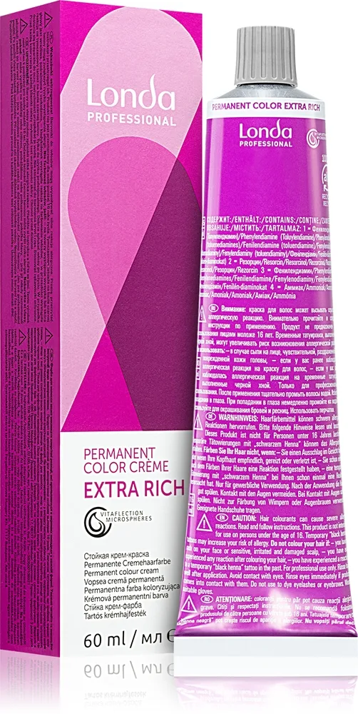 Londa Professional Permanent Color Extra Rich kestohiusväri 6/ 60 ml