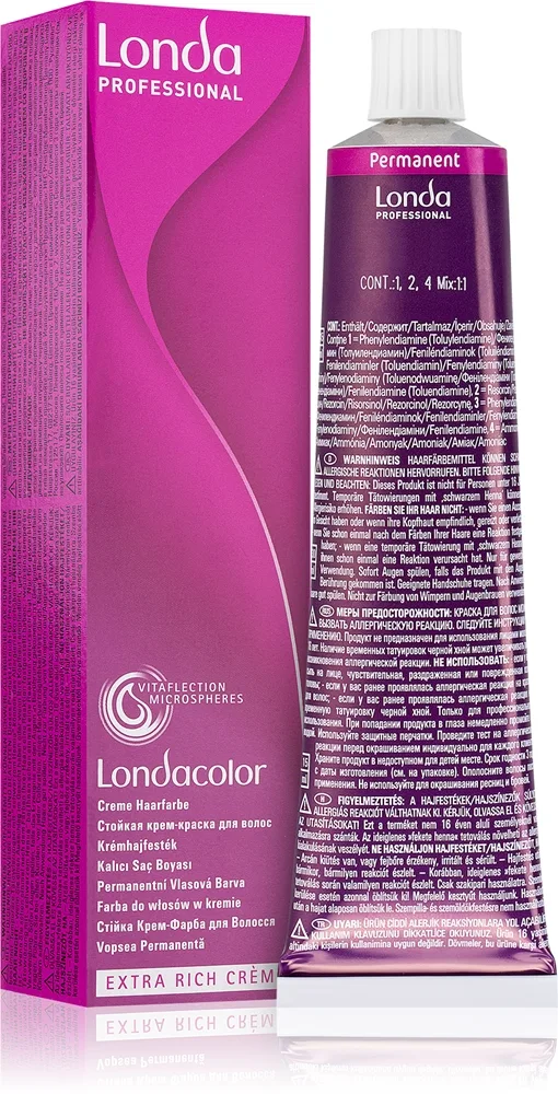 Londa Professional Permanent Color Extra Rich kestohiusväri sävy 5/37 60 ml