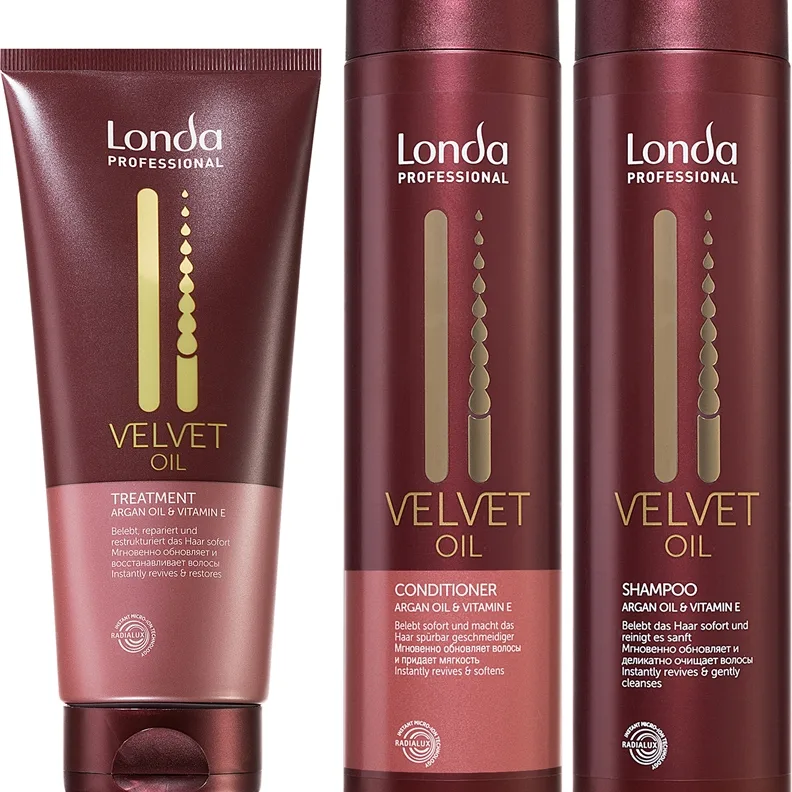 Londa Professional Velvet Oil Set setti vaurioituneille hiuksille