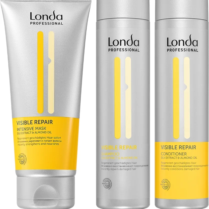 Londa Professional Visible Repair Set edullinen pakkaus vaurioituneiden hiusten vahvistamiseen