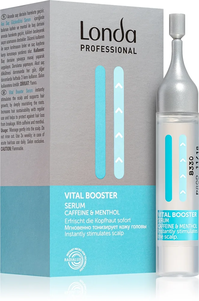 Londa Professional Vital Booster Stärkande och regenererande hårserum För skadat hår 6x9 ml