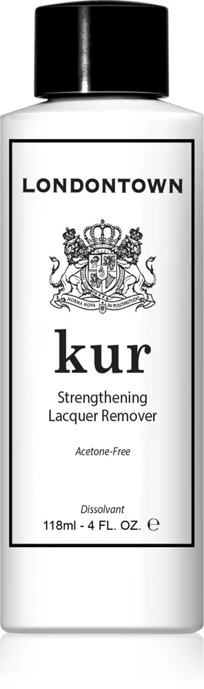 LONDONTOWN Kur Strengthening Lacquer Remover Nagellacksborttagning 118 ml
