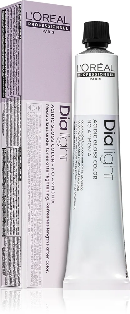 L’Oréal Professionnel Dia Light Permanent hårfärgningsmedel Ammoniak-fri Skugga 6.28 Biondo Scuro Irisé Moka 50 ml