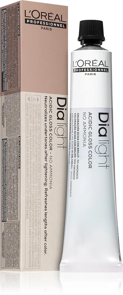 L’Oréal Professionnel Dia Light Permanent hårfärgningsmedel Ammoniak-fri Skugga 7.13 Biondo Beige Cenere 50 ml