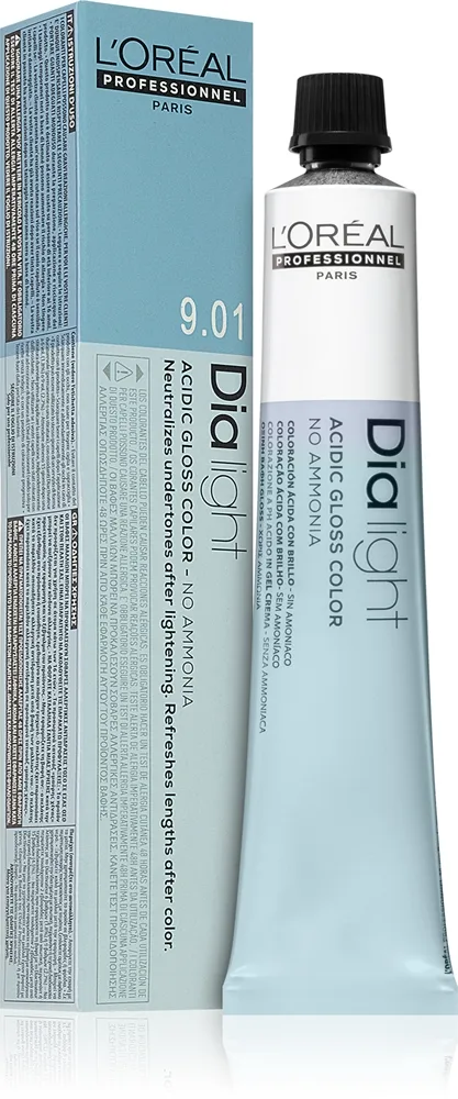 L’Oréal Professionnel Dia Light Permanent hårfärgningsmedel Ammoniak-fri Skugga 9.01 50 ml