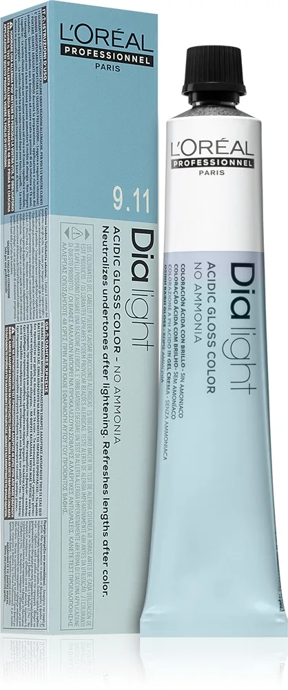 L’Oréal Professionnel Dia Light Permanent hårfärgningsmedel Ammoniak-fri Skugga 9.11 50 ml