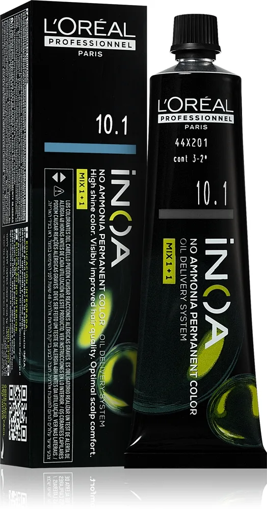 L’Oréal Professionnel Inoa Permanent hårfärgningsmedel Ammoniak-fri Skugga 10.1 60 ml